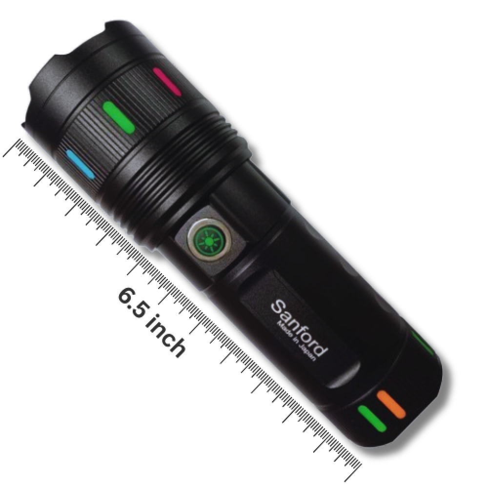 LED Torch Light With  18650 Mah Power Bank