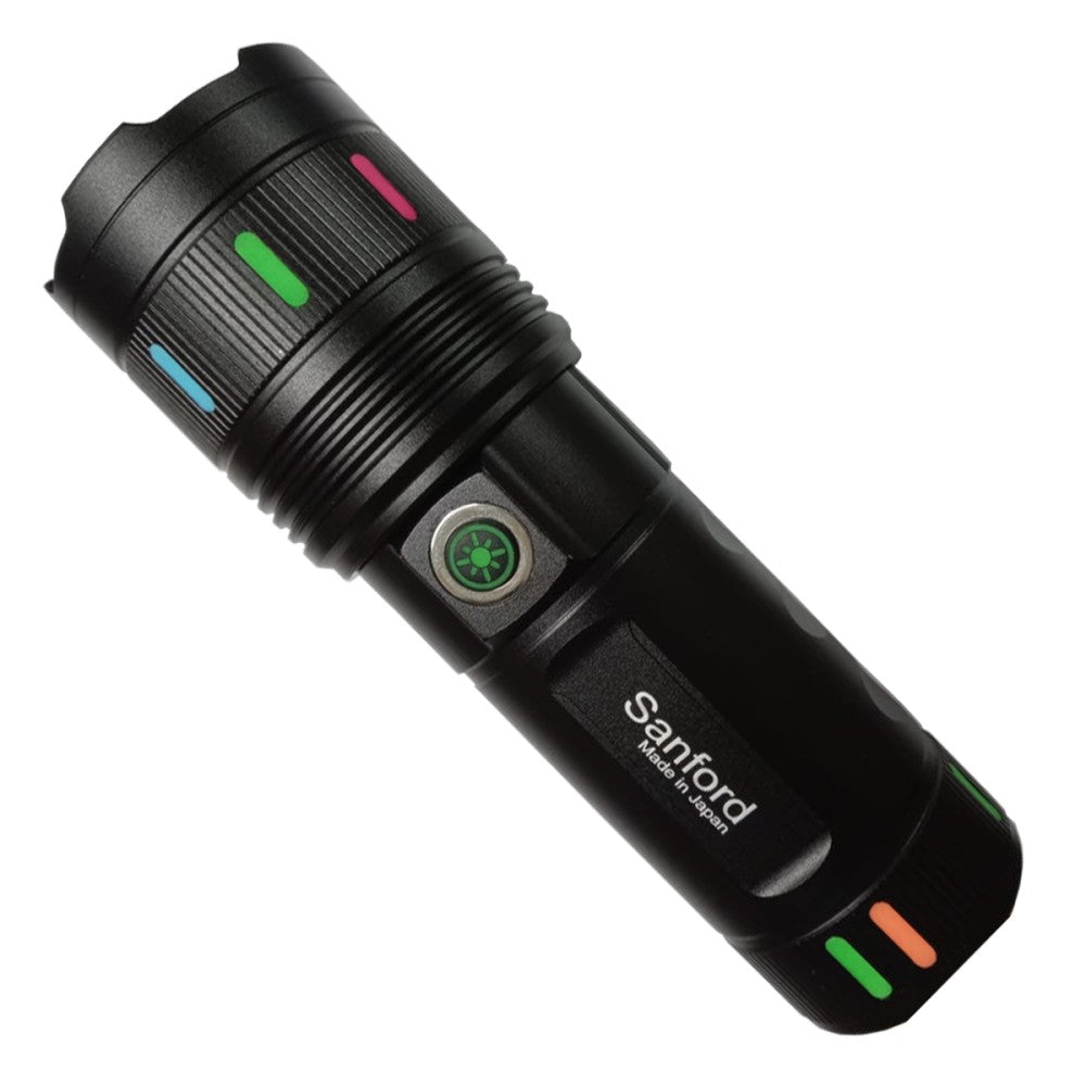 LED Torch Light With  18650 Mah Power Bank