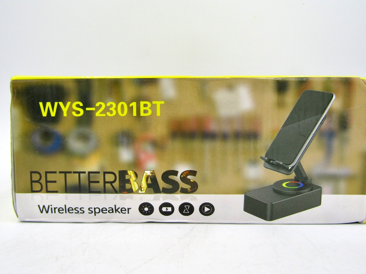 10,000 mAh Power Bank + Bluetooth Speaker + Mobile Stand+ RGB Light