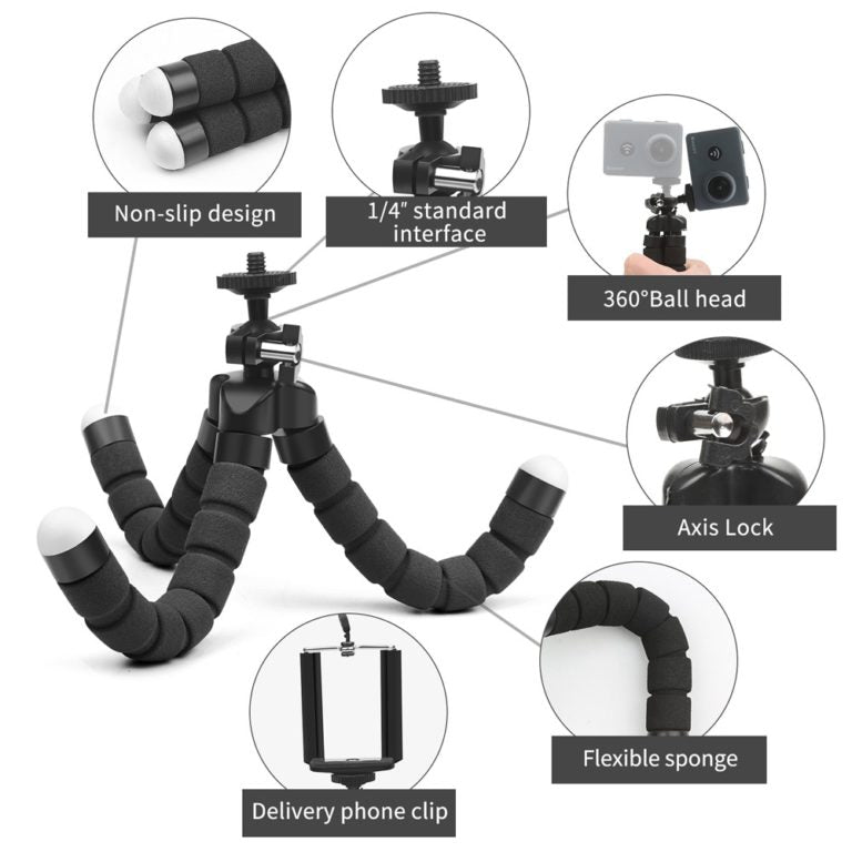Flexible Octopus Mobile Tripod