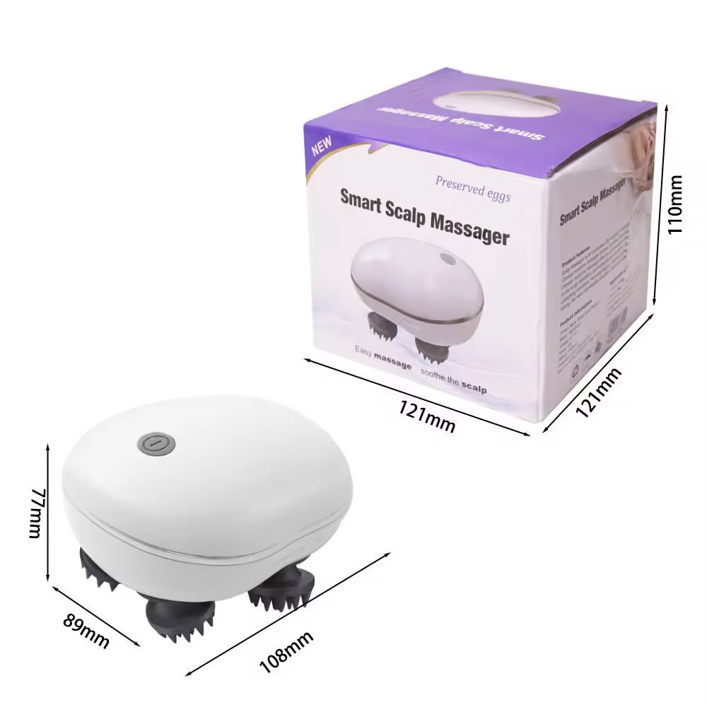 Smart Scalp Massager – রেড লাইট থেরাপি + ডিপ ভাইব্রেশন প্রযুক্তি সমৃদ্ধ