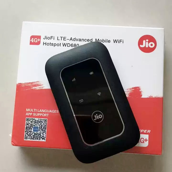 JioFi LTE-Advanced Mobile WiFi Hotspot WD680+ (4G+)