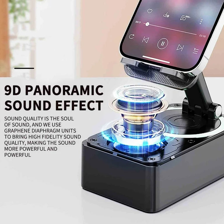 10,000 mAh Power Bank + Bluetooth Speaker + Mobile Stand+ RGB Light