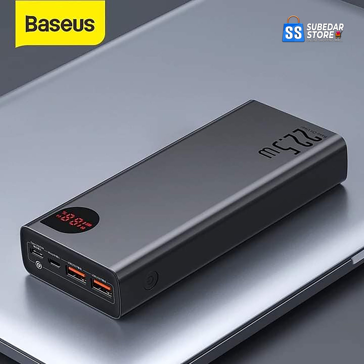 Baseus 20000mAh Power Bank – 22.5W Super Fast Charging | Digital Display
