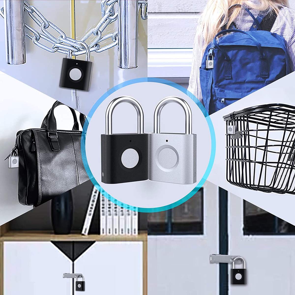 Keyless Smart Fingerprint Lock - USB Charging With Waterproof