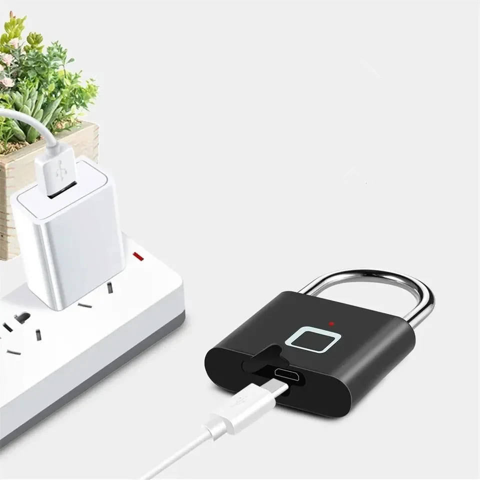 Keyless Smart Fingerprint Lock - USB Charging With Waterproof