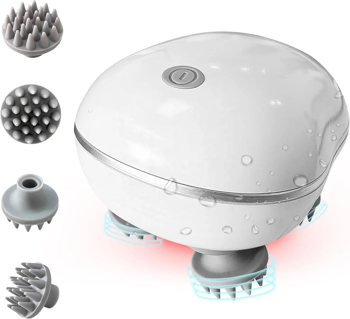Smart Scalp Massager – রেড লাইট থেরাপি + ডিপ ভাইব্রেশন প্রযুক্তি সমৃদ্ধ