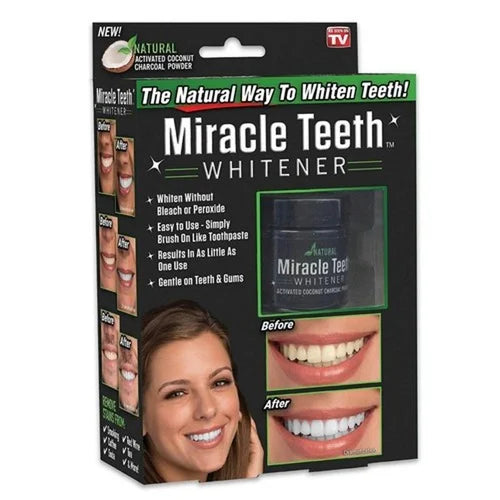 Miracle Teeth Whitener  The Natural Way to Whiten Teeth – No Bleach, No Peroxide!