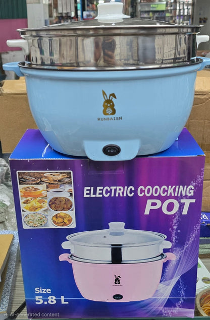 Electric Cooking Pot 5.8 liter (Big Size)