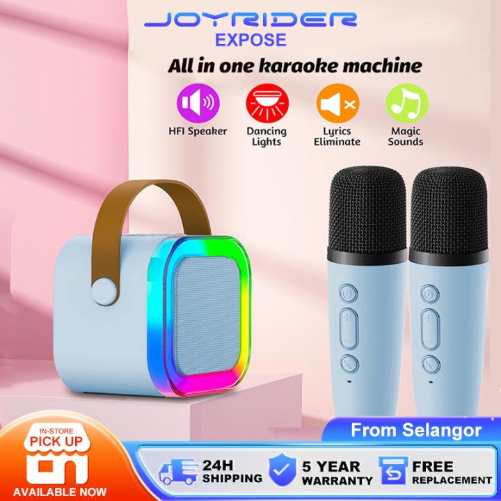 K12+ Karaoke Bluetooth Speaker With 2 Wireless Microphone