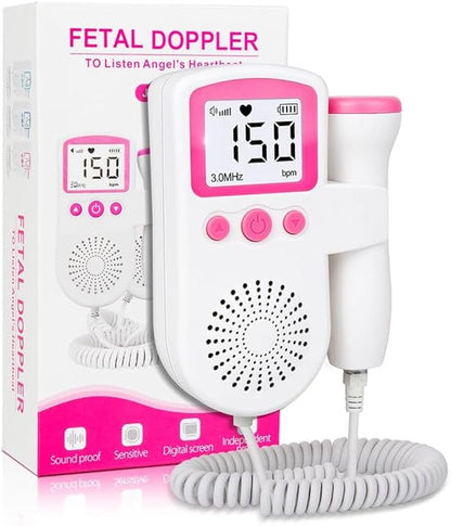 Fetal Doppler for Pregnant Woman, Baby Heart Rate Monitor