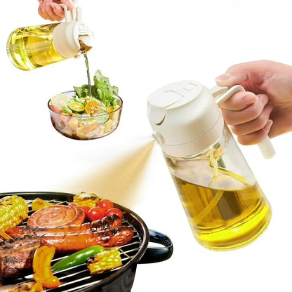 2 in1 Oil Spray Dispenser Bottle
