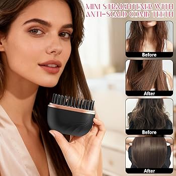 Wireless Portable Hair Straightener Comb