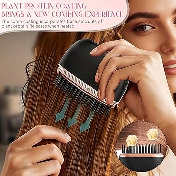 Wireless Portable Hair Straightener Comb