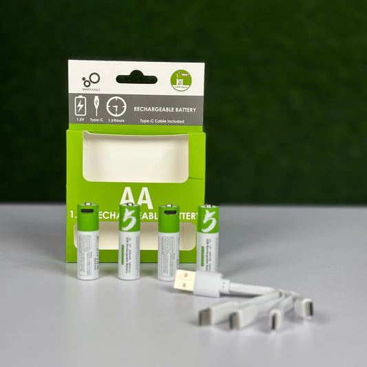 Smart Rechargeable Batteries Type-C (4pcs Set)