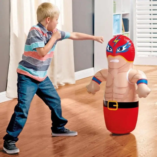 Kids Punching Wrestler Toy (3D Bop Bag) 🥊