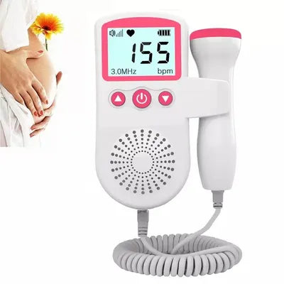 Fetal Doppler for Pregnant Woman, Baby Heart Rate Monitor