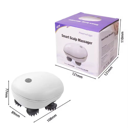 Smart Scalp Massager – রেড লাইট থেরাপি + ডিপ ভাইব্রেশন প্রযুক্তি সমৃদ্ধ