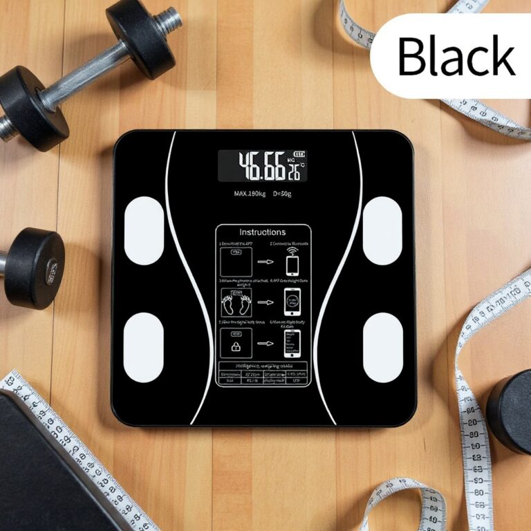 Smart Bluetooth Body Weight Scale – BMI, Body Fat & Health Analyzer