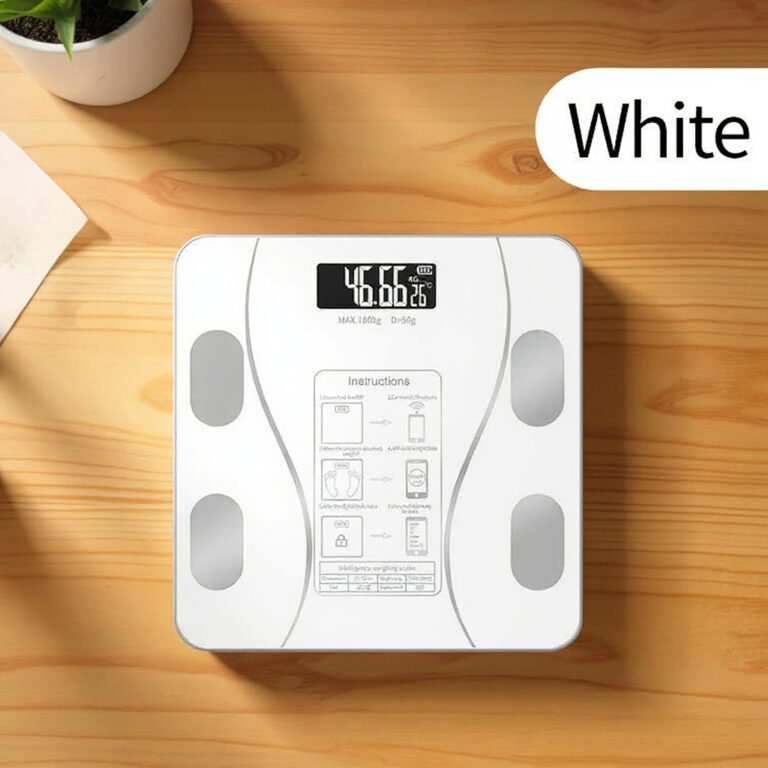 Smart Bluetooth Body Weight Scale – BMI, Body Fat & Health Analyzer