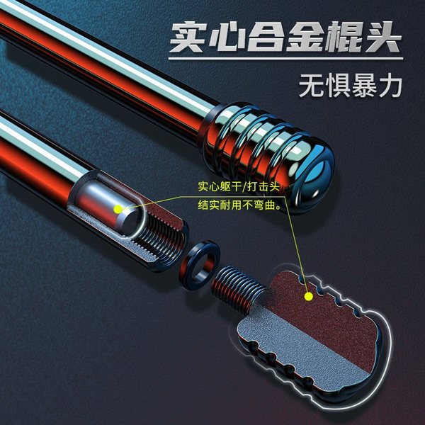 Premium Stainless Steel Safety Stick – Personal Protection Tool (32" Big Size)
