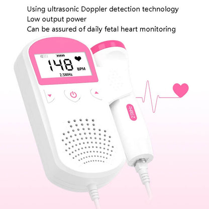 Fetal Doppler for Pregnant Woman, Baby Heart Rate Monitor
