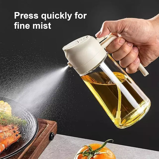 2 in1 Oil Spray Dispenser Bottle
