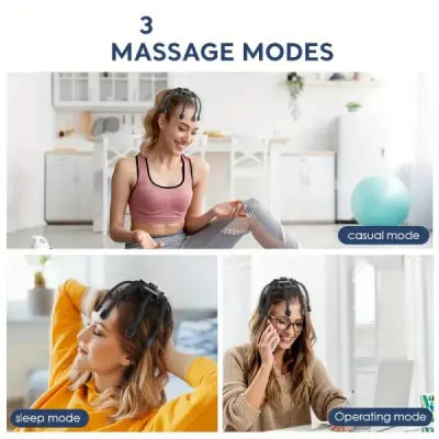 Portable Electric Scalp Massager with 8 Finger Contacts Head massage