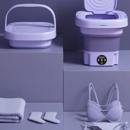 12L Foldable Portable Washing Machine | Mini Washer for Home & Travel
