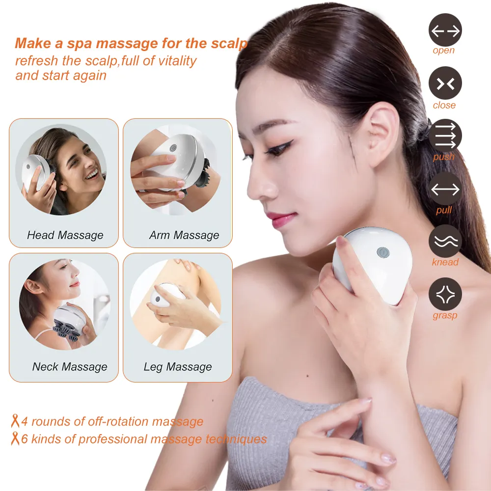 Smart Scalp Massager – রেড লাইট থেরাপি + ডিপ ভাইব্রেশন প্রযুক্তি সমৃদ্ধ