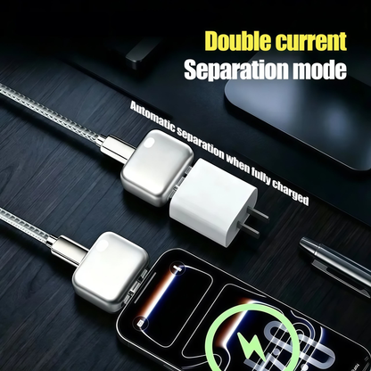Magnetic Auto-Eject Charger Separator (240W USB-C Fast Charging)