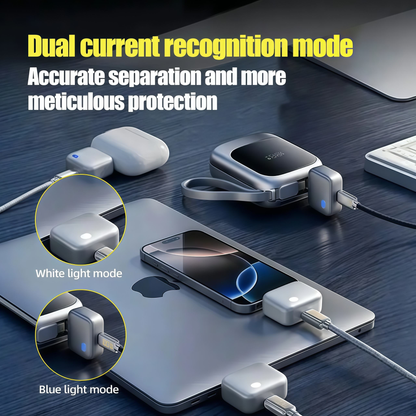 Magnetic Auto-Eject Charger Separator (240W USB-C Fast Charging)