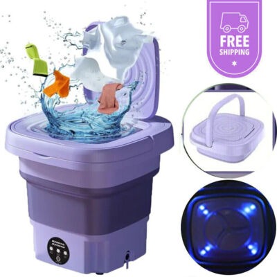 12L Foldable Portable Washing Machine | Mini Washer for Home & Travel