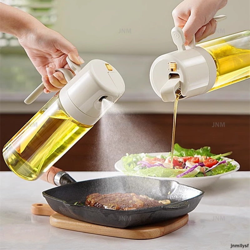 2 in1 Oil Spray Dispenser Bottle